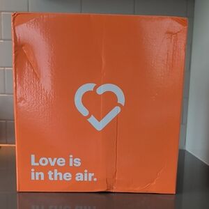 Orange Box with Heart Logo